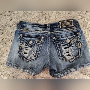 Miss Me Distressed Shorts 27